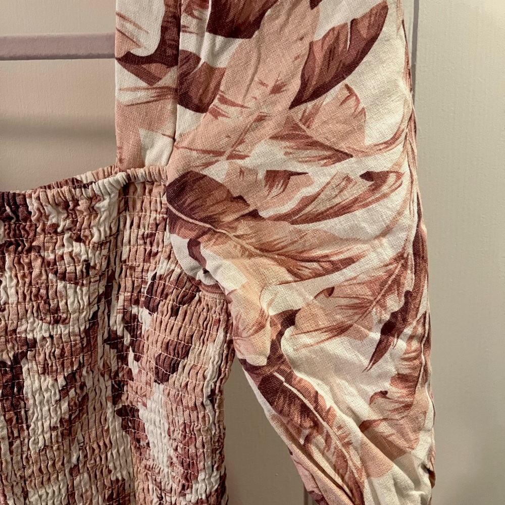 Adorable Feathered Pattern Midi - image 3